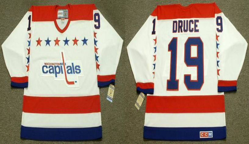 2019 Men Washington Capitals 19 Druce white CCM NHL jerseys